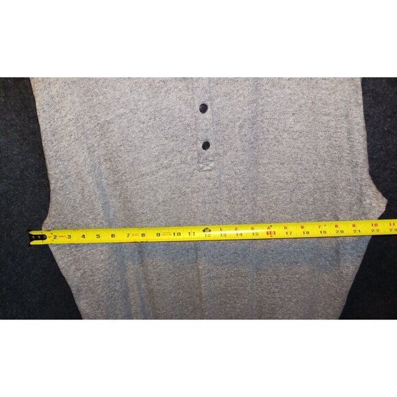Marine Layer Double Knit Long Sleeve Henley Heather Gray XL Men's 13727 NWT $78 - Picture 6 of 8